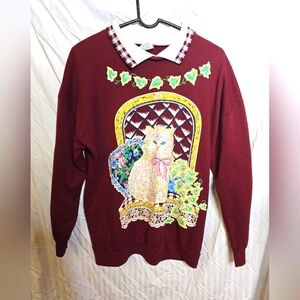 Vintage Cat Sweatshirt